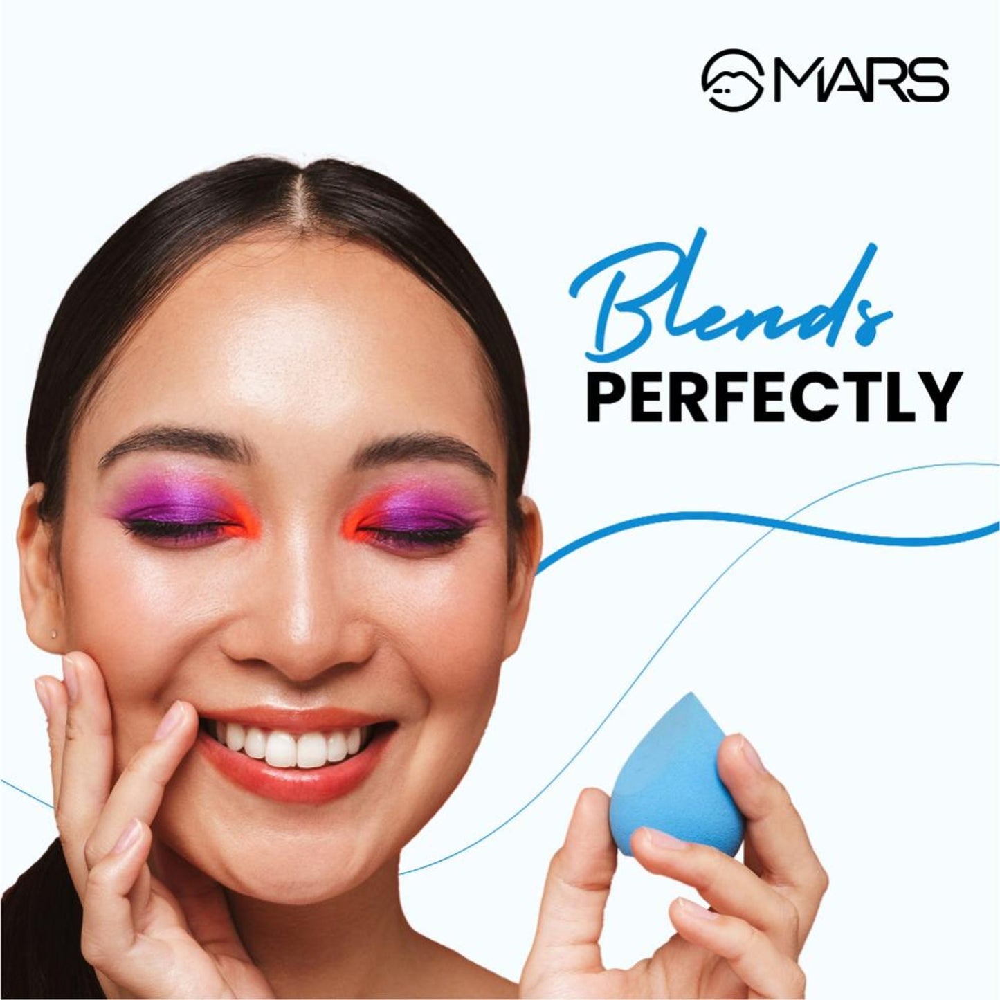 MARS Cosmetics Mini Beauty Blender For Face Makeup - Set Of 5