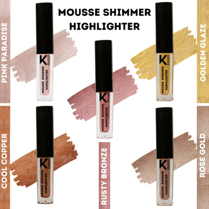 KINDED Mousse Shimmer Highlighter Combo