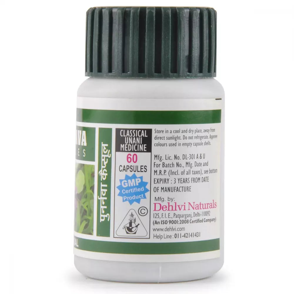Dehlvi Punarnava Capsules - 60 Caps