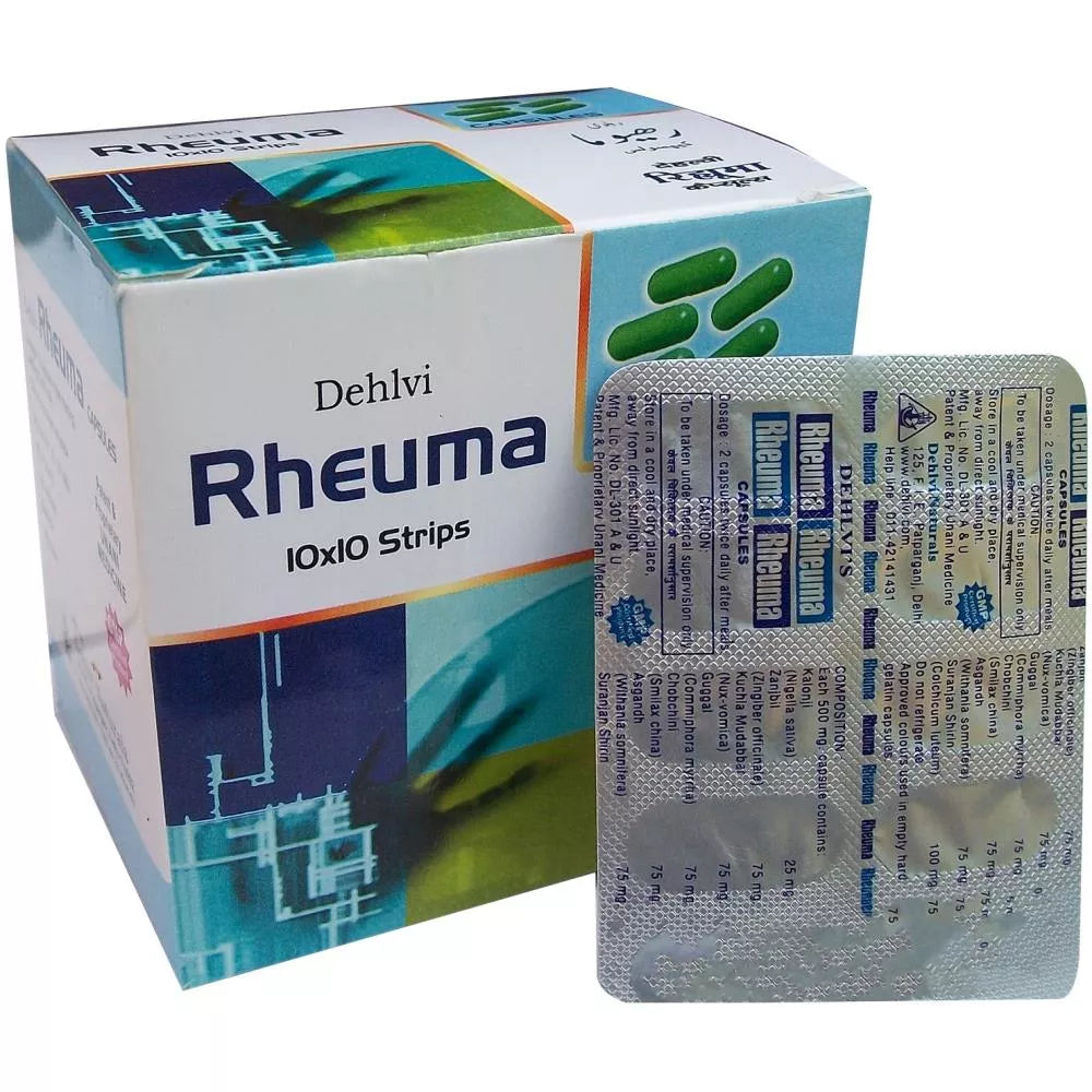 Dehlvi Rheuma Capsules - 100 Tabs
