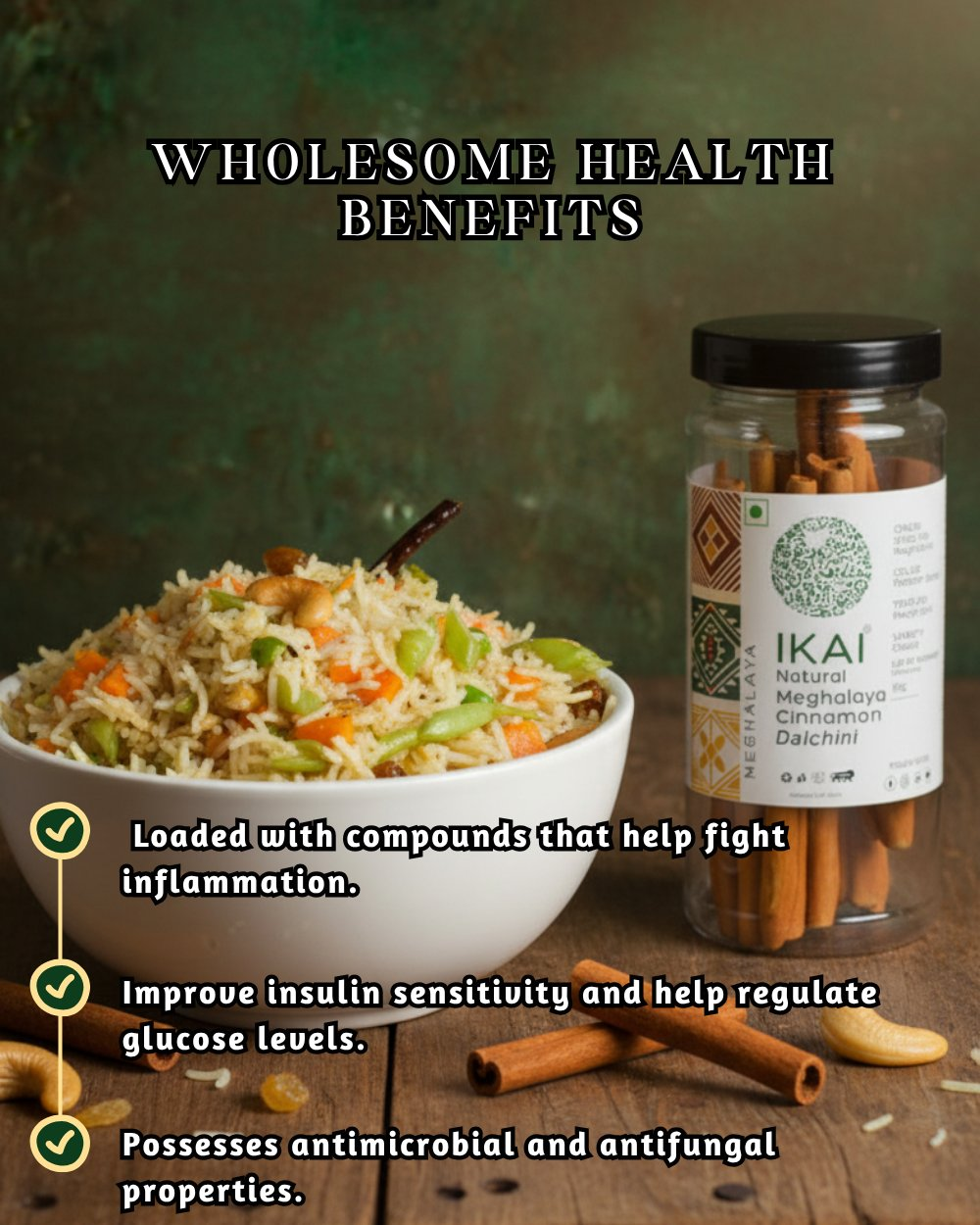IKAI Natural Meghalaya Cinnamon