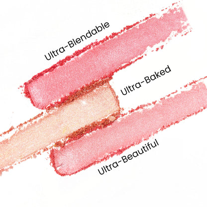 Swiss Beauty Bake Me Up Blush & Highlighter , 2-In-1 Baked Formula, Long-Lasting - Pink Macaron