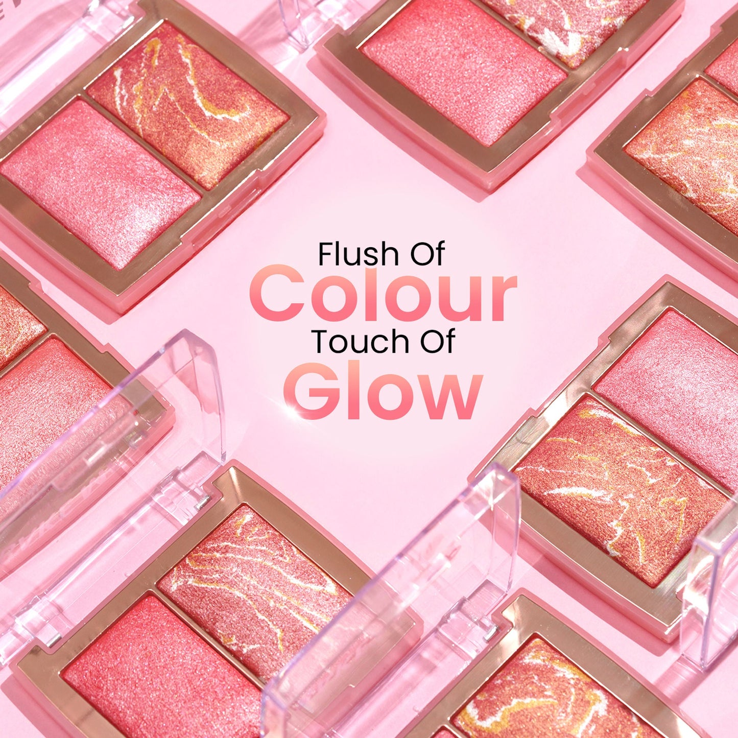 Swiss Beauty Bake Me Up Blush & Highlighter , 2-In-1 Baked Formula, Long-Lasting - Baked Apricot