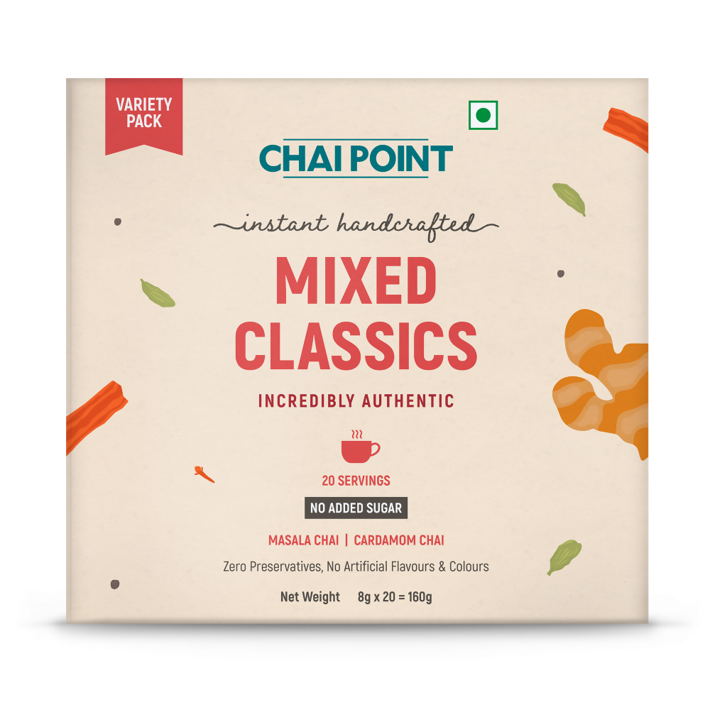 Chai Point Mixed Classics No Sugar - Instant Tea Premix