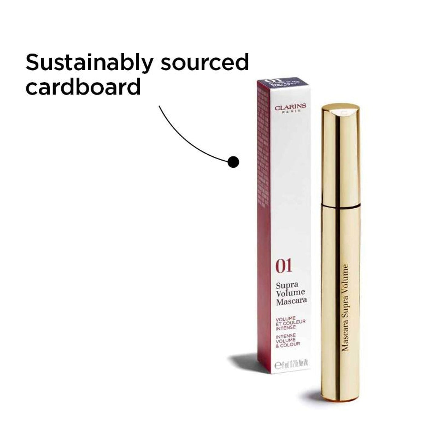 Clarins Supra Volume Mascara 01 Intense Black