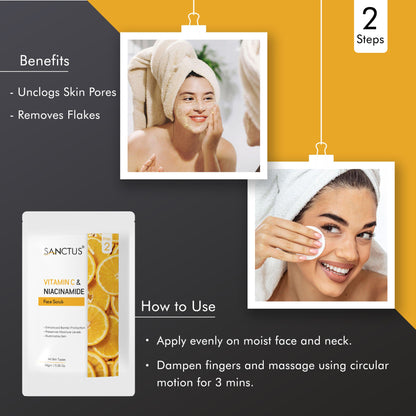 SANCTUS Vitamin C & Niacinamide Single Use Facial Kit