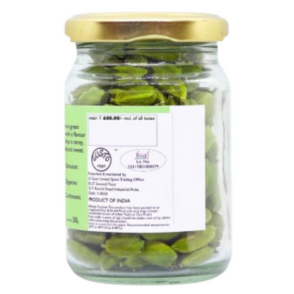 Tassyam Organics Fine Green Cardamom Pods