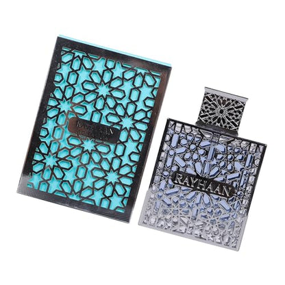 RAYHAAN Aquatica Eau de Parfum for Men, Fresh Marine Citrus Clean Fragrance, Long Lasting EDP Spray, Daily Wear Perfume for Summer & Office