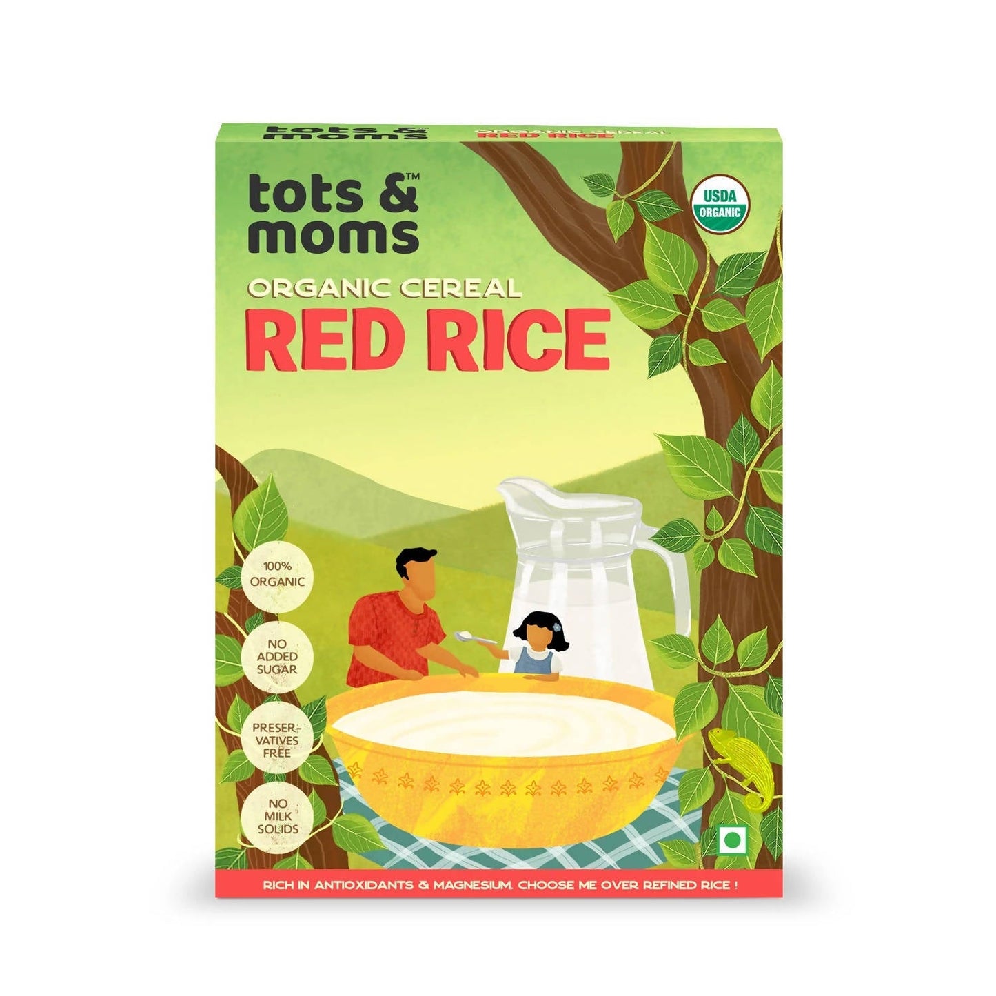 Tots and Moms Organic Red Rice Cereal