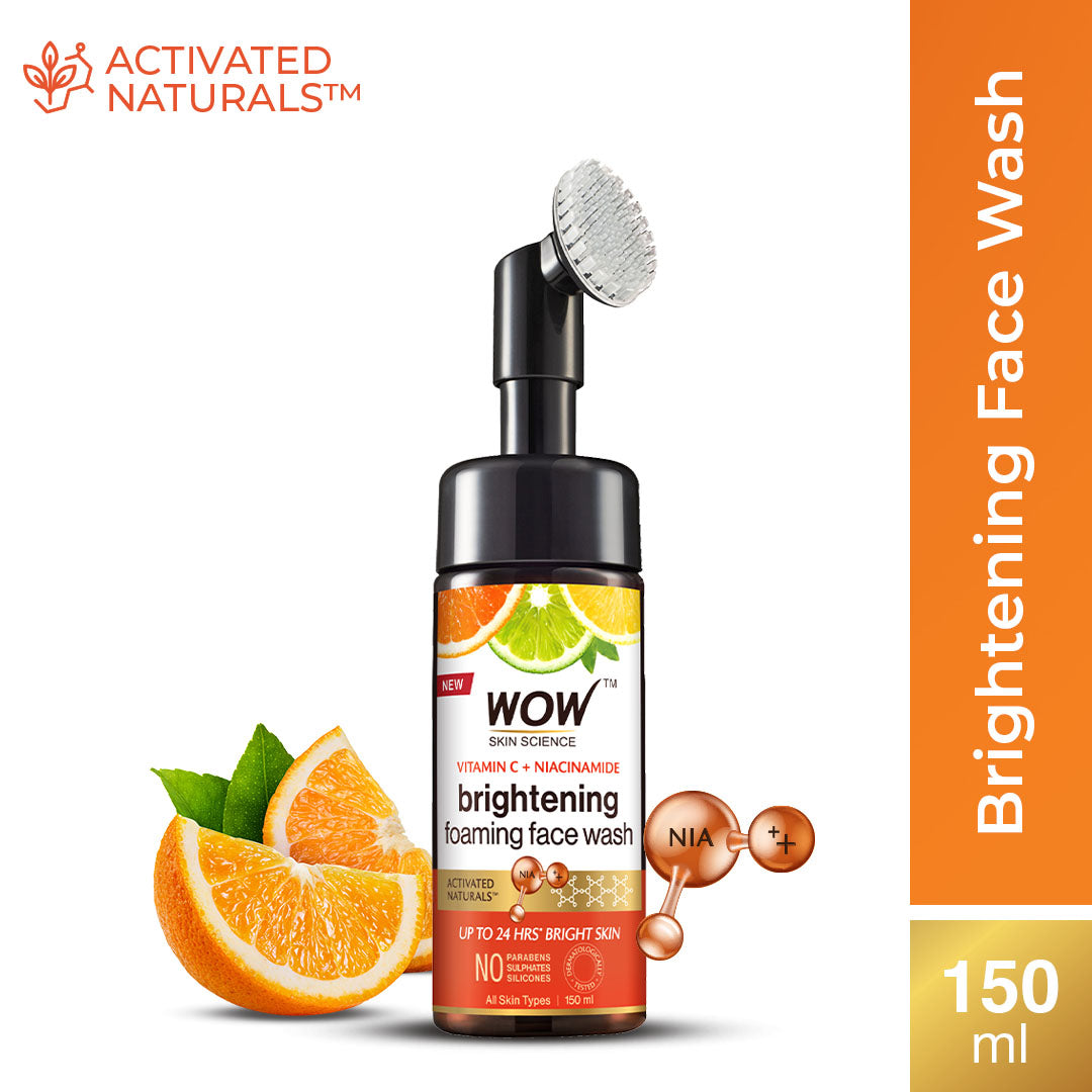 Wow Skin Science Brightening Vitamin C Foaming Face Wash - 150 ml