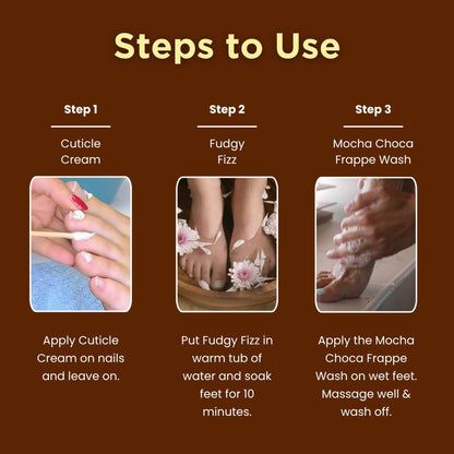 Aroma Treasures Choco Pedro Chocolate Pedicure Kit