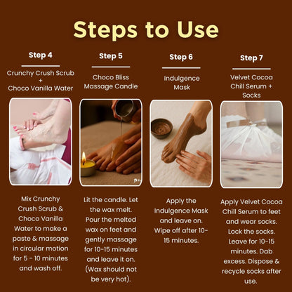 Aroma Treasures Choco Pedro Chocolate Pedicure Kit