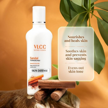 VLCC Sandal Cleansing Milk and rose water toner