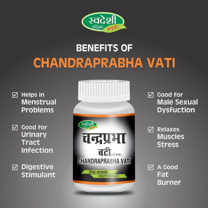 Swadeshi Ayurved Chandraprabha Vati - 50 gms