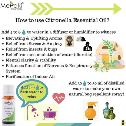 Meraki Essentials Citronella Essential Oil