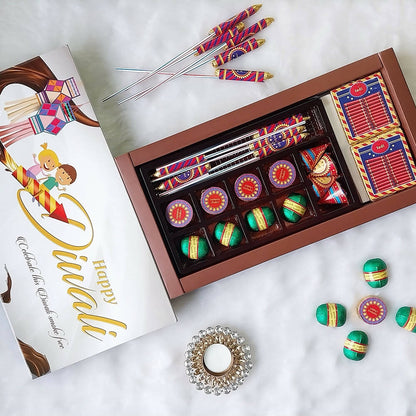 Dibha Ruchoks Diwali Premium Chocolate Gift Pack P2 + Ladi
