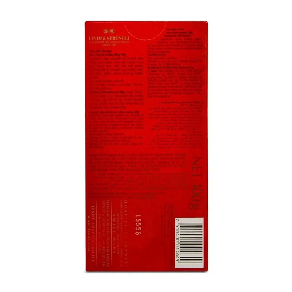 Lindt Excellence Extra Creamy Milk Chocolate Bar and Lindt Lindor Singles Milk Chocolate Box