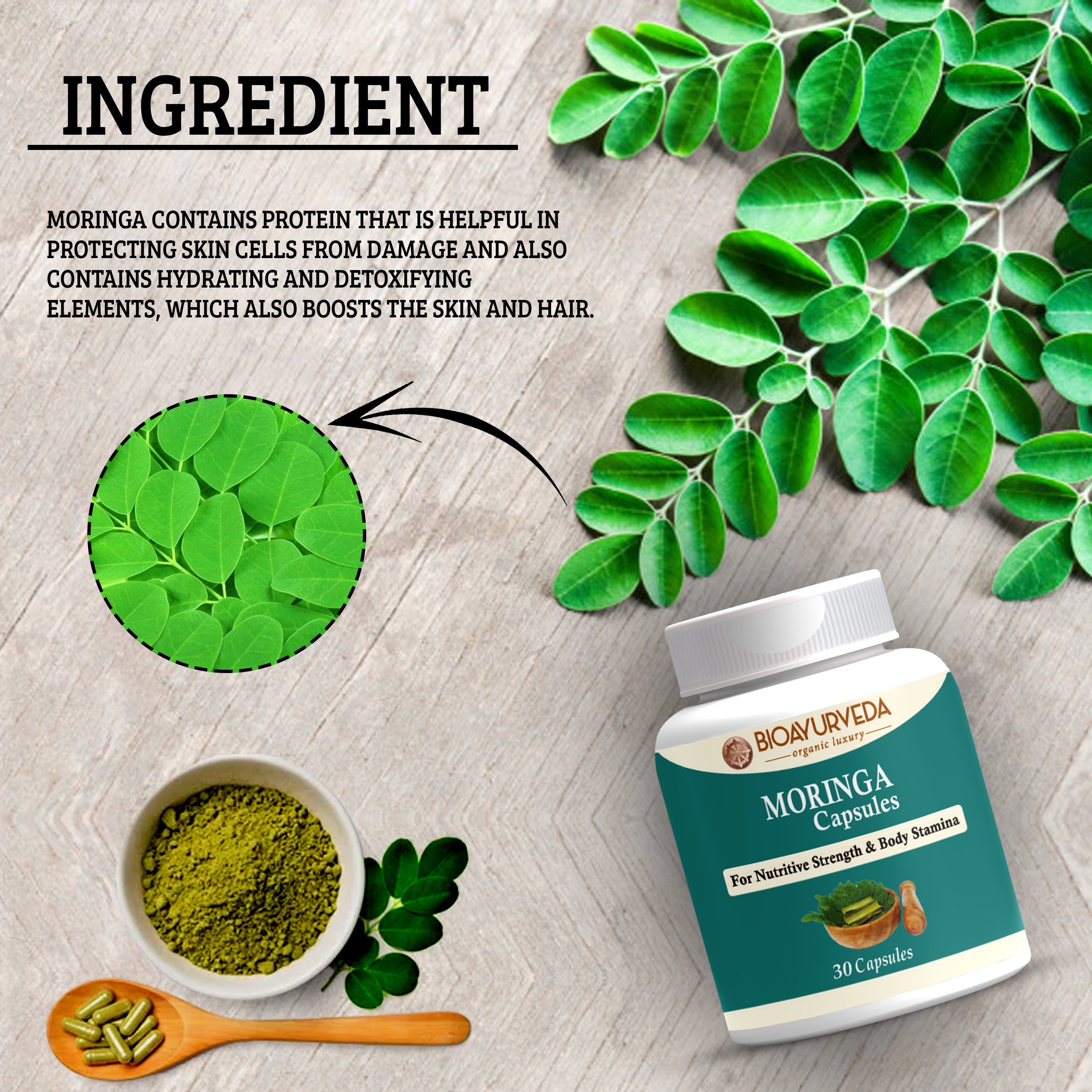 Bio Ayurveda Moringa Capsules