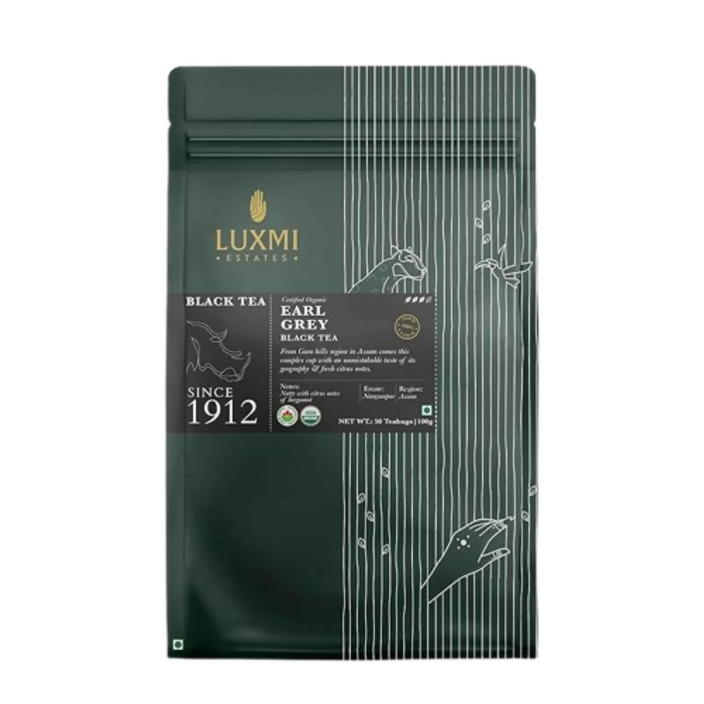Luxmi Estates Garo Hills Organic Earl Grey Black Tea