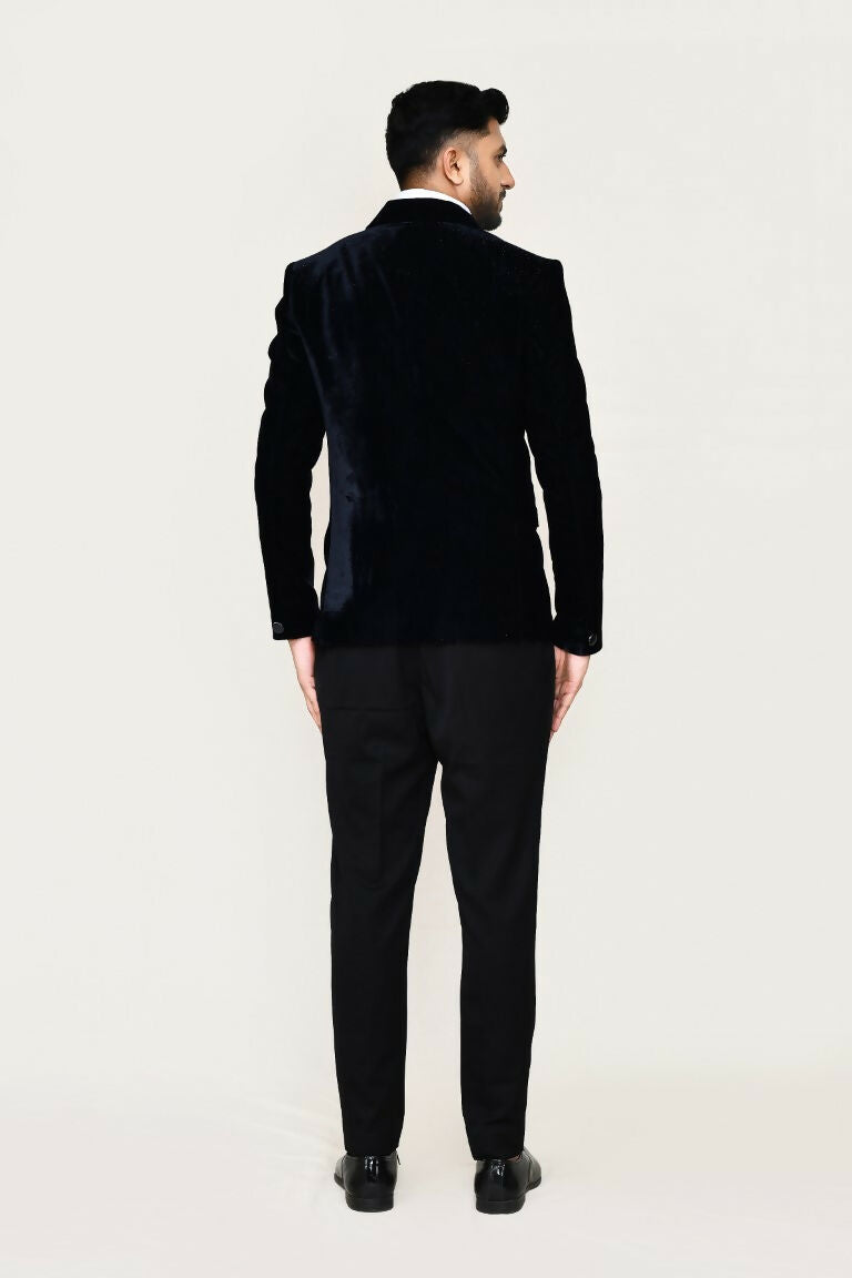 Joban Fashion Black Colored Imported Polyester Fabric Coat,Shirt And Pant
