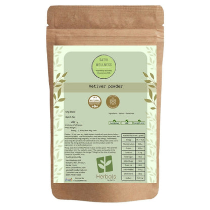 Satvi Wellness Vertiver Powder | Ramacham | Khus | Khas root  | Coarse powder