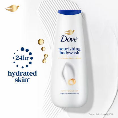 Dove 24 Hr Hydrated Skin Nourishing Body Wash For Soft Smooth Skin