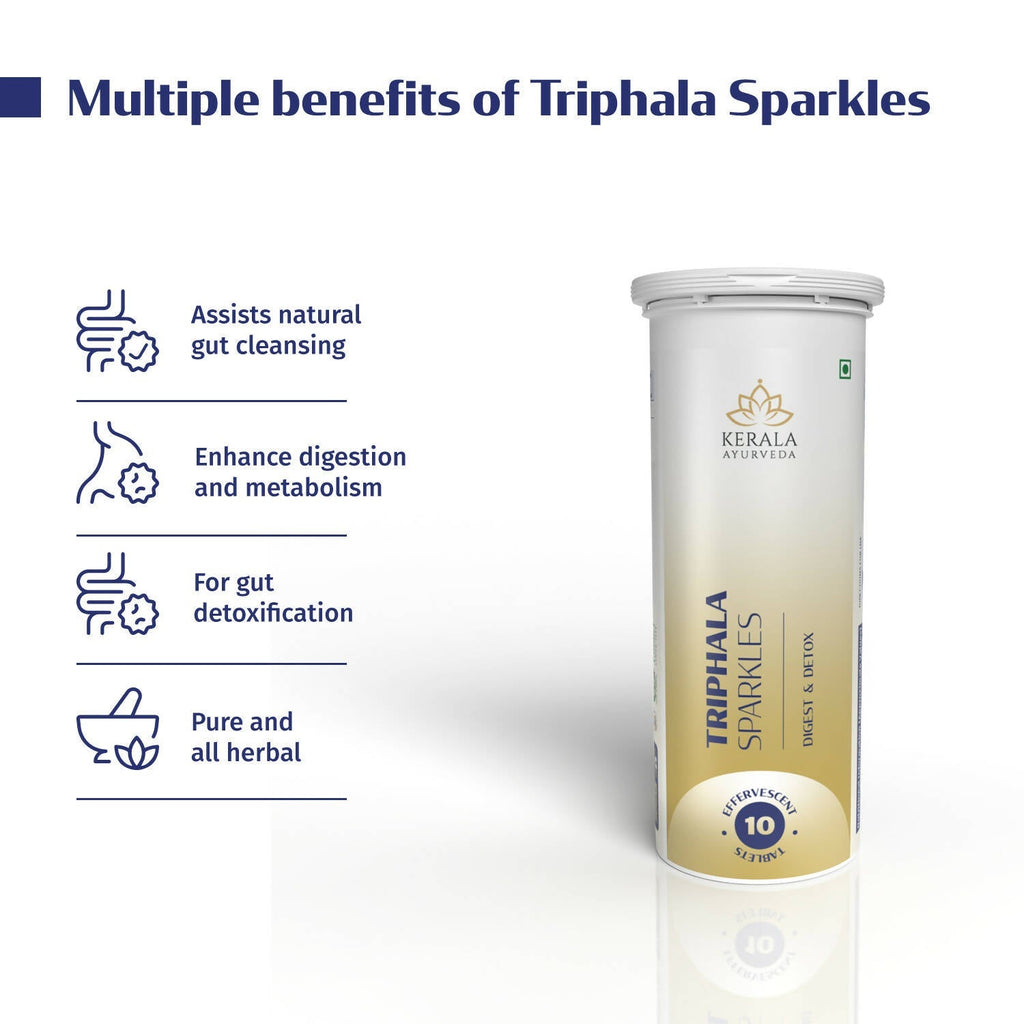 Kerala Ayurveda Triphala Sparkles Tablets - 10 tabs