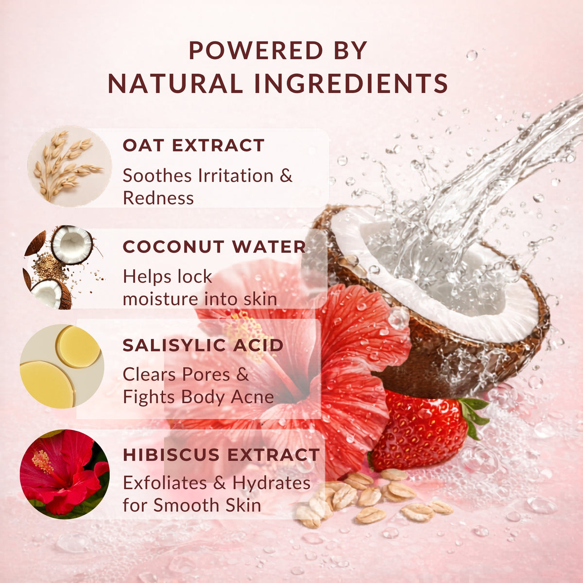 Velleja Exfoliating Body Wash with Salicylic Acid for Body Acne & Rough Bumpy Skin | Reduce Strawberry Legs