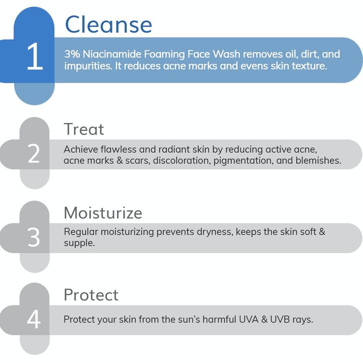3% Niacinamide Foaming Face Wash - 100ml