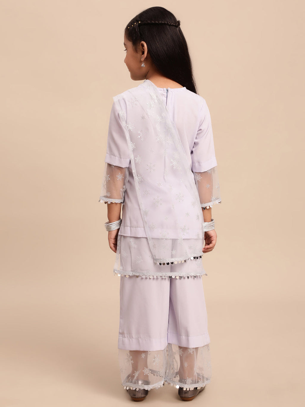 Ahalyaa Blue Crepe Straight Kurta Sets