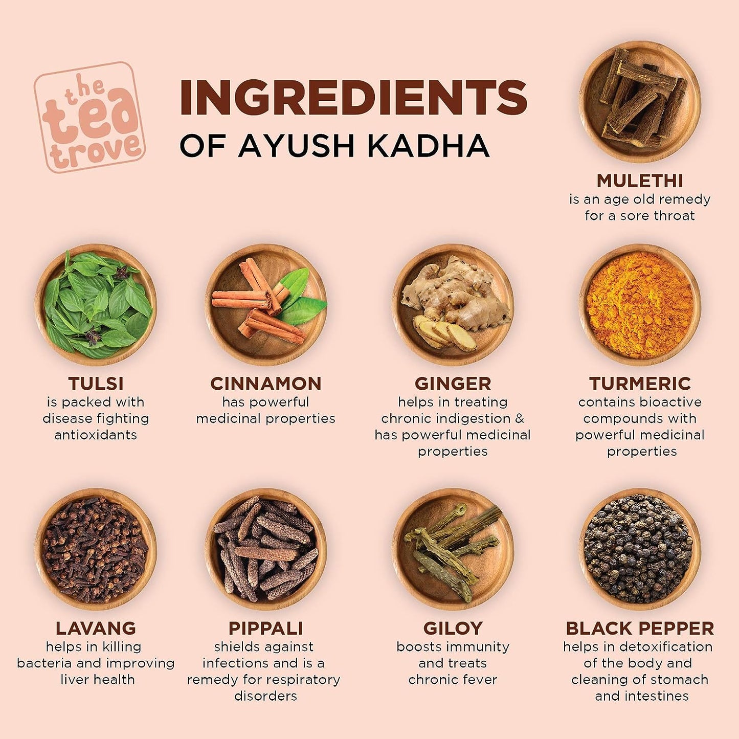 The Tea Trove - Ayush Kadha Herbal Tea
