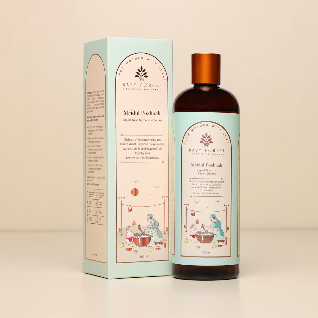 Baby Forest Mridul Poshaak Liquid Detergent for Baby’s Clothes - 500 gms