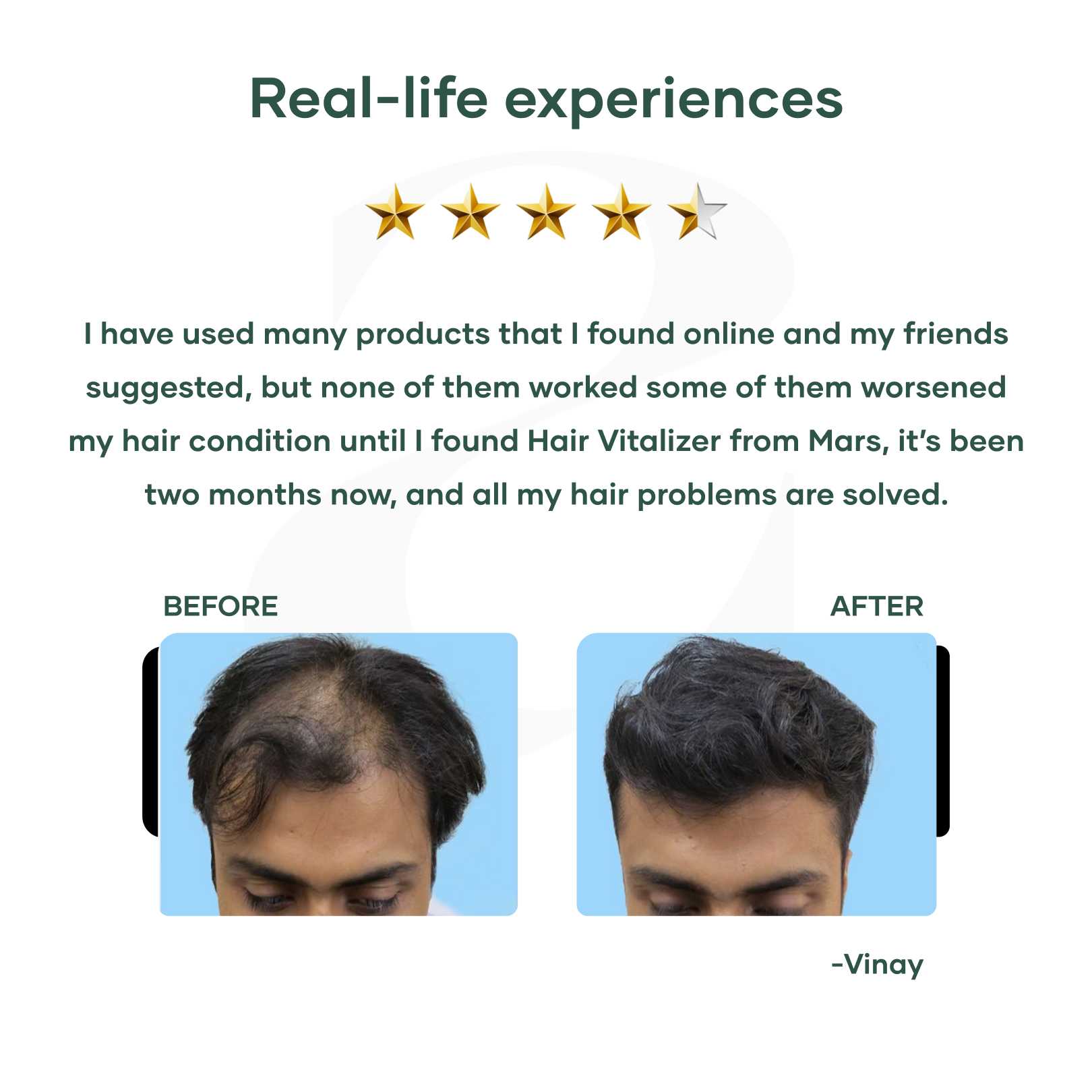 Mars by GHC Hair Vitalizer with 1% Redensyl - 60 ml