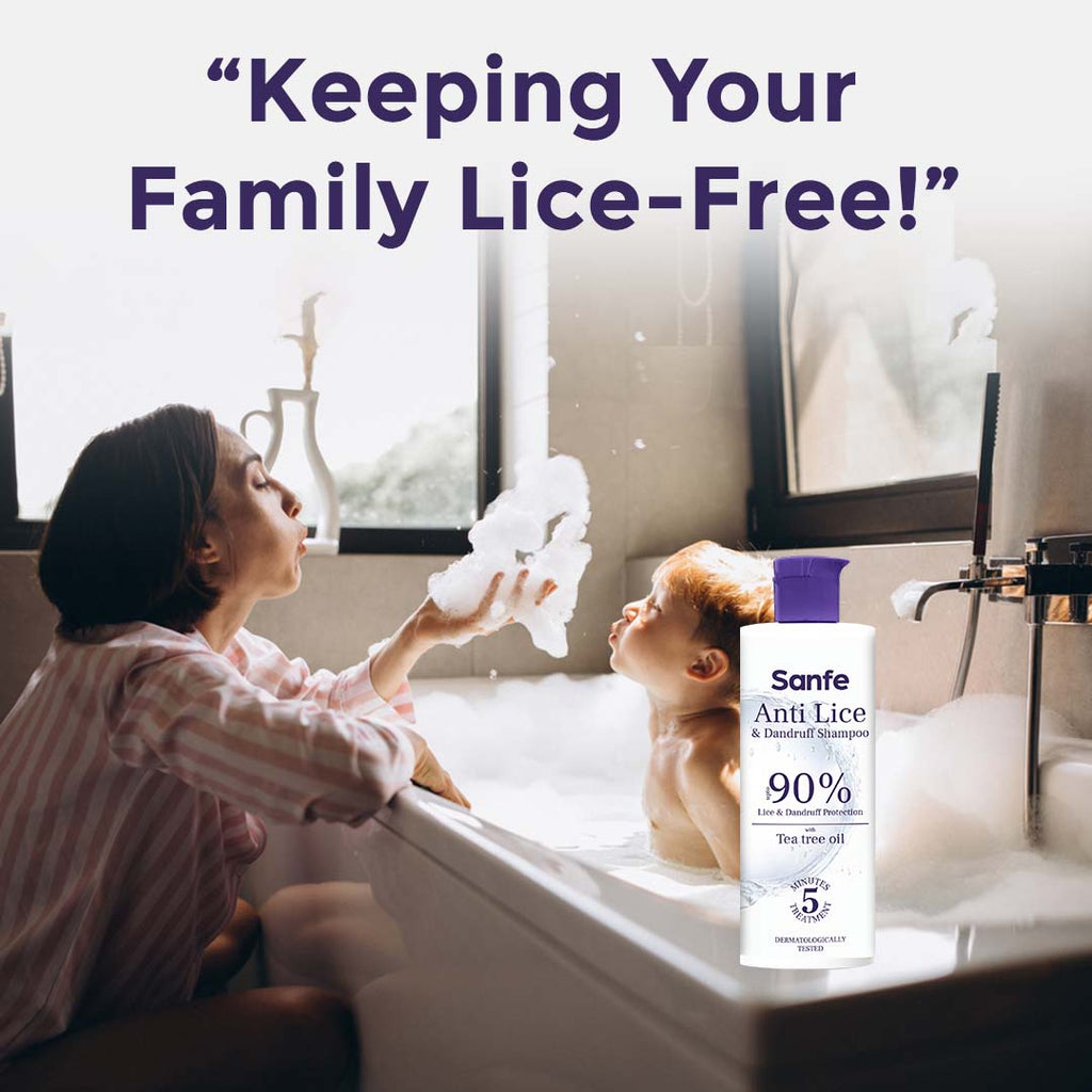 Sanfe Anti Lice and Dandruff Shampoo - 100 ml