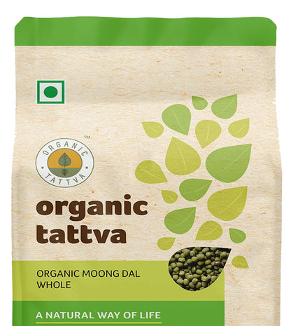 Organic Tattva Organic Moong Dal Whole - 1 kg
