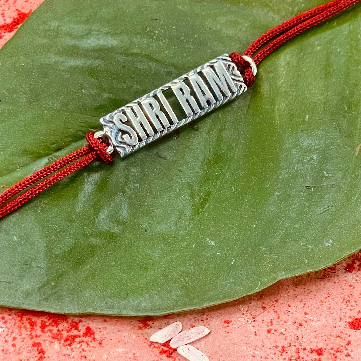 trueBrowns 925 Sterling Silver Shri Ram Thread Rakhi