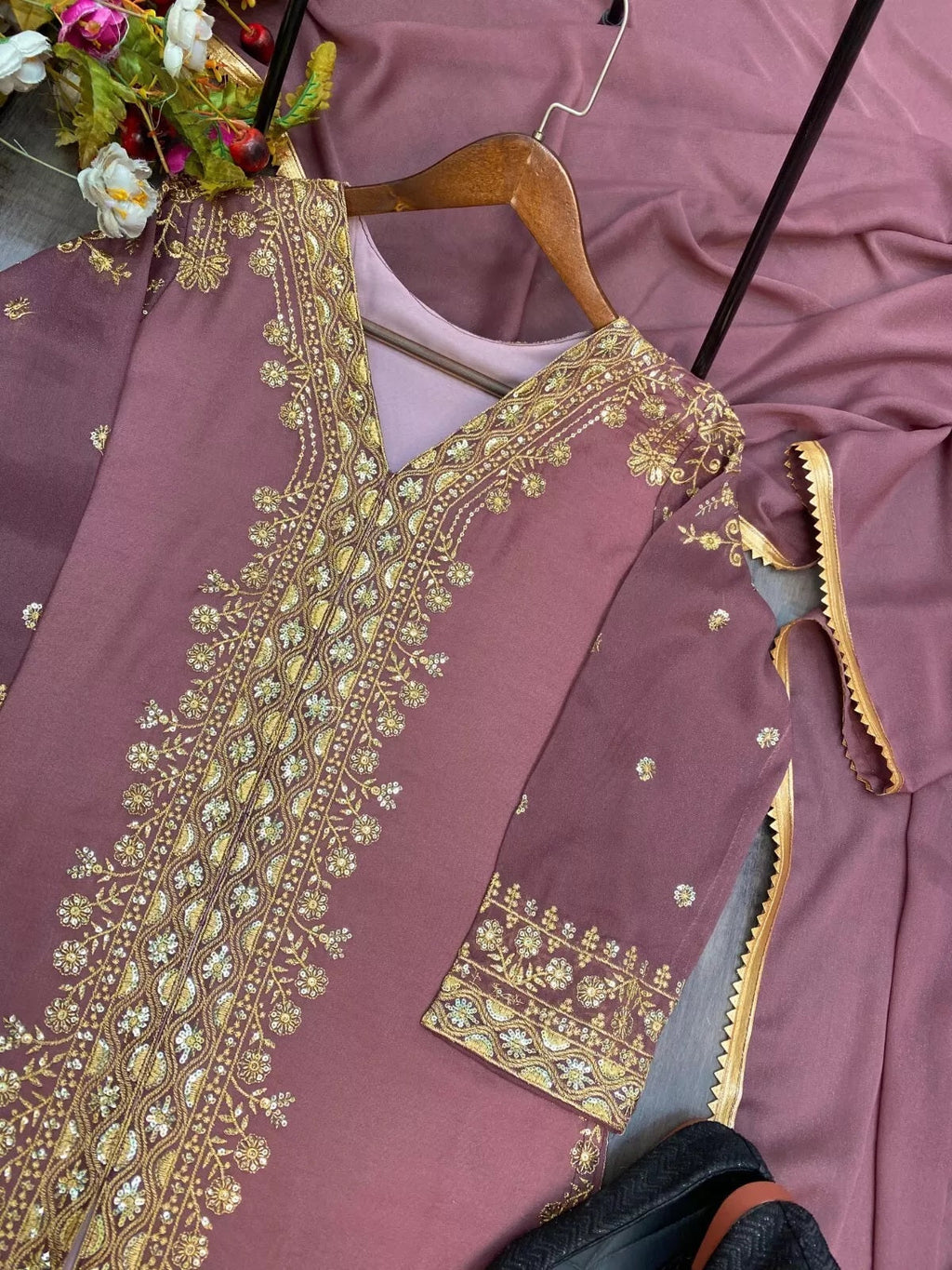 Star Georgette With Sequence Embroidery Work Salwar Kameez