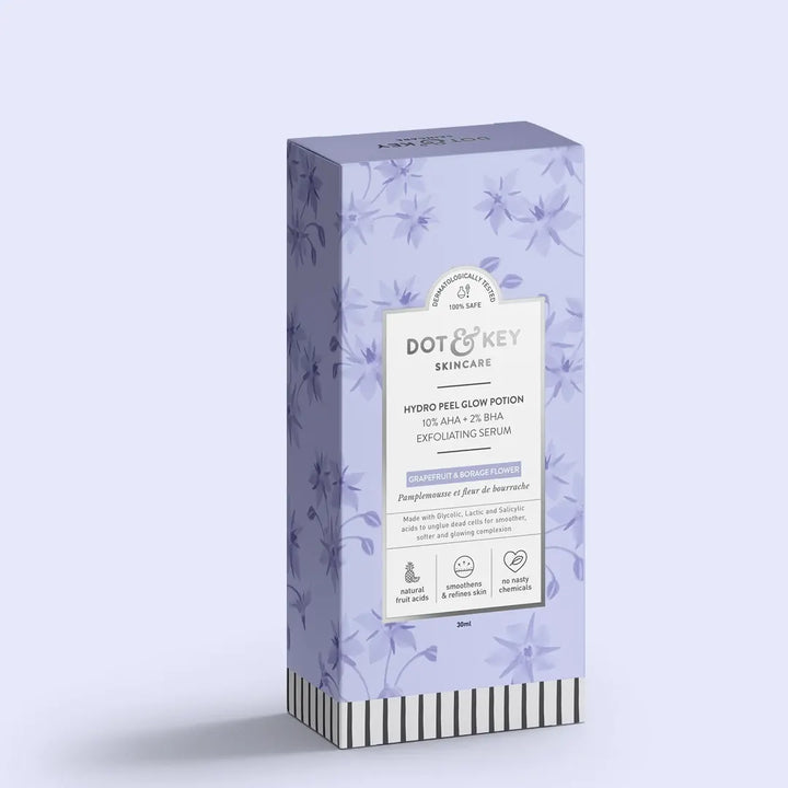 Dot & Key Hydro Peel Glow Potion 10% AHA + 2% BHA Exfoliating Serum - 30 ML