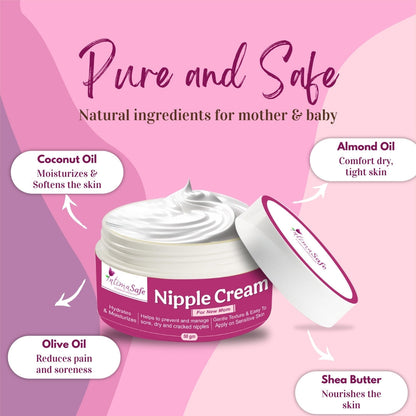 Samisha Nipple Cream For Cracked, Dry And Sore Nipples