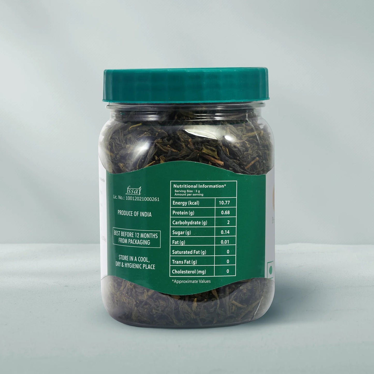 jivraj9 Tea Premium Green Tea Jar