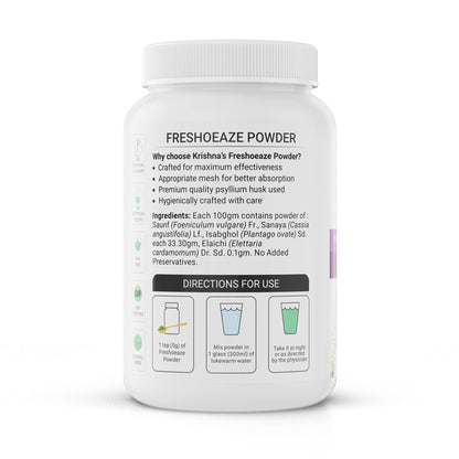 Krishna'S Herbal & Ayurveda Freshoeaze Powder