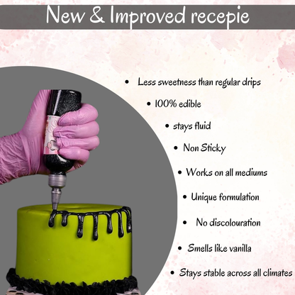 Confect Beaming Black | Edible Drips