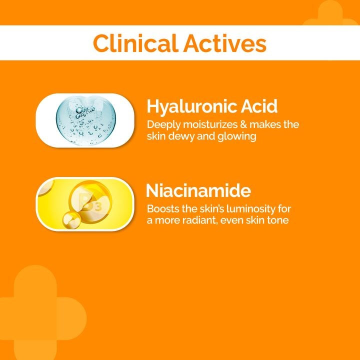 1% Hyaluronic Acid Sunscreen Serum with SPF 50 & Niacinamide - 30ml