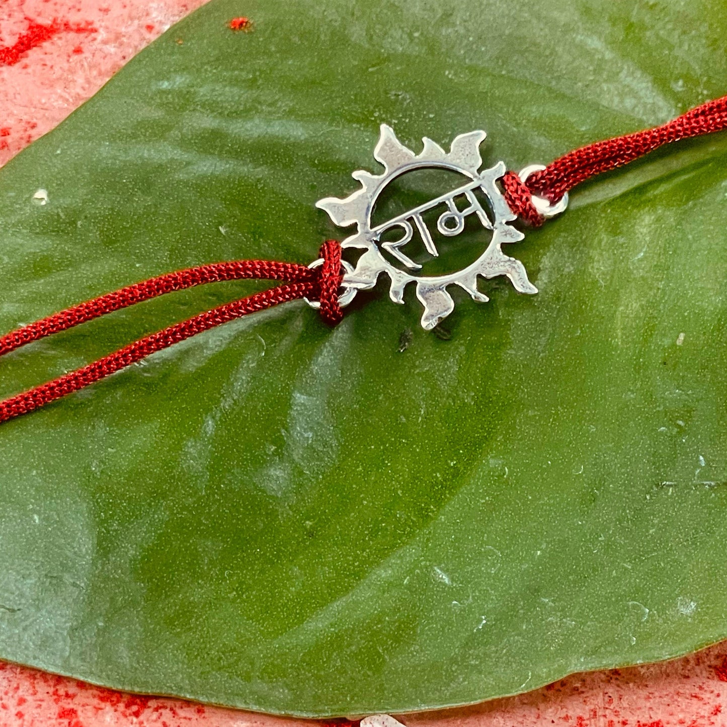 trueBrowns 925 Sterling Silver Ram Thread Rakhi