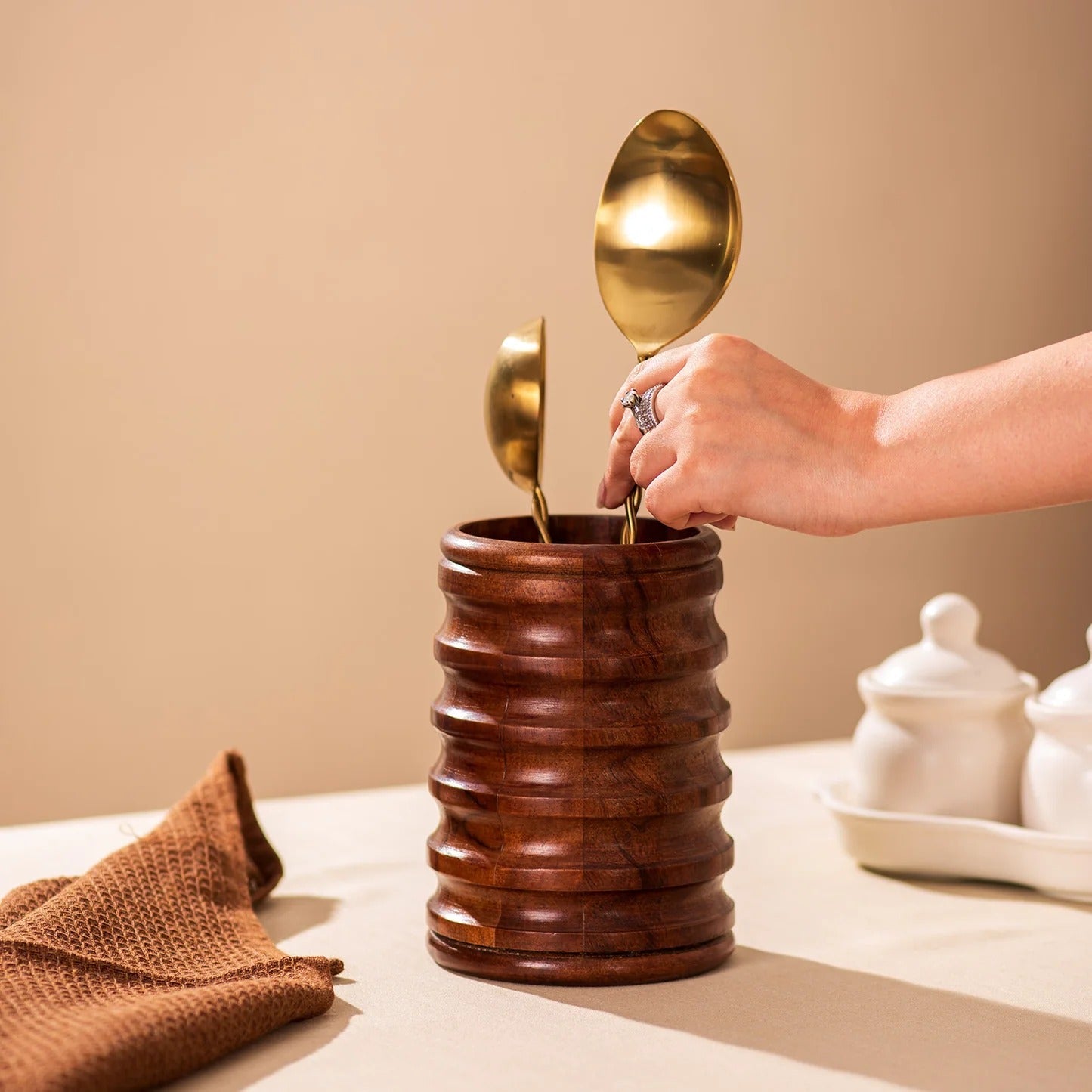 Nestroots Maximize Style Compact Cutlery Holder