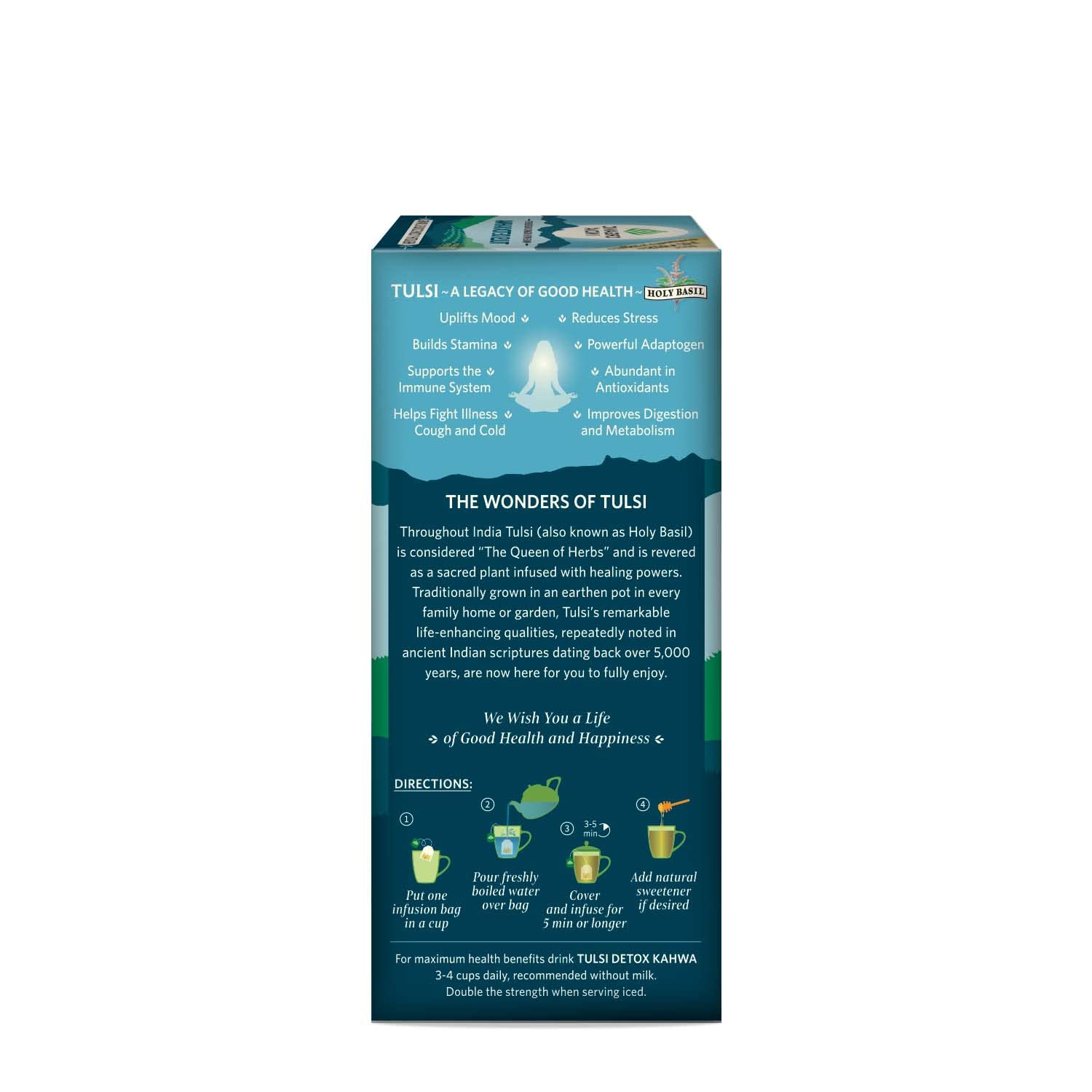 Organic India Tulsi Detox Kahwa - 25 Tea Bags