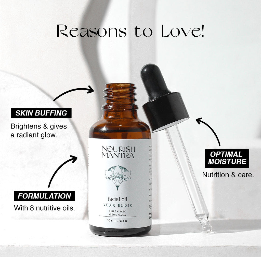 Nourish Mantra Vedic Elixir Facial Oil - 30 ml
