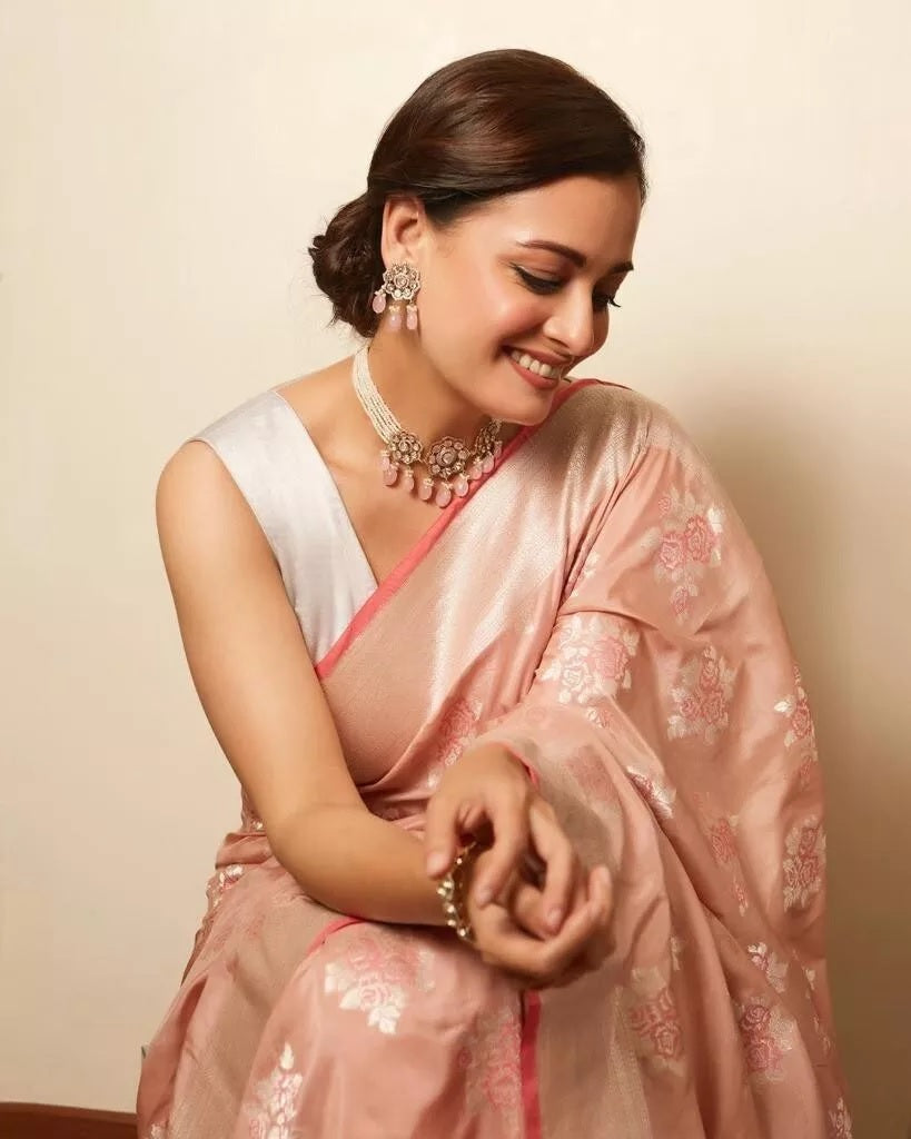 Festival Classic Banarasi Soft Silk Saree & Blouse