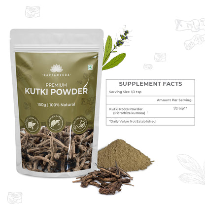 Saptamveda Premium Kutki Powder - 150 gms