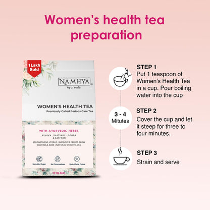 Namhya Women's Health Tea(Formerly Called Period Care Tea for PCOS & PCOD) 100g